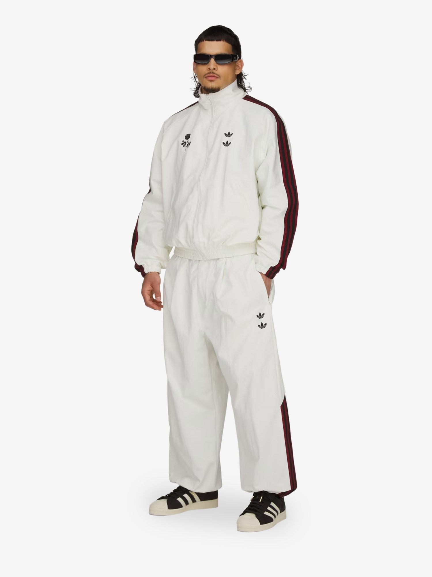 adidas Originals x Willy Chavarria Men's WC Woven Trackt Jacket White