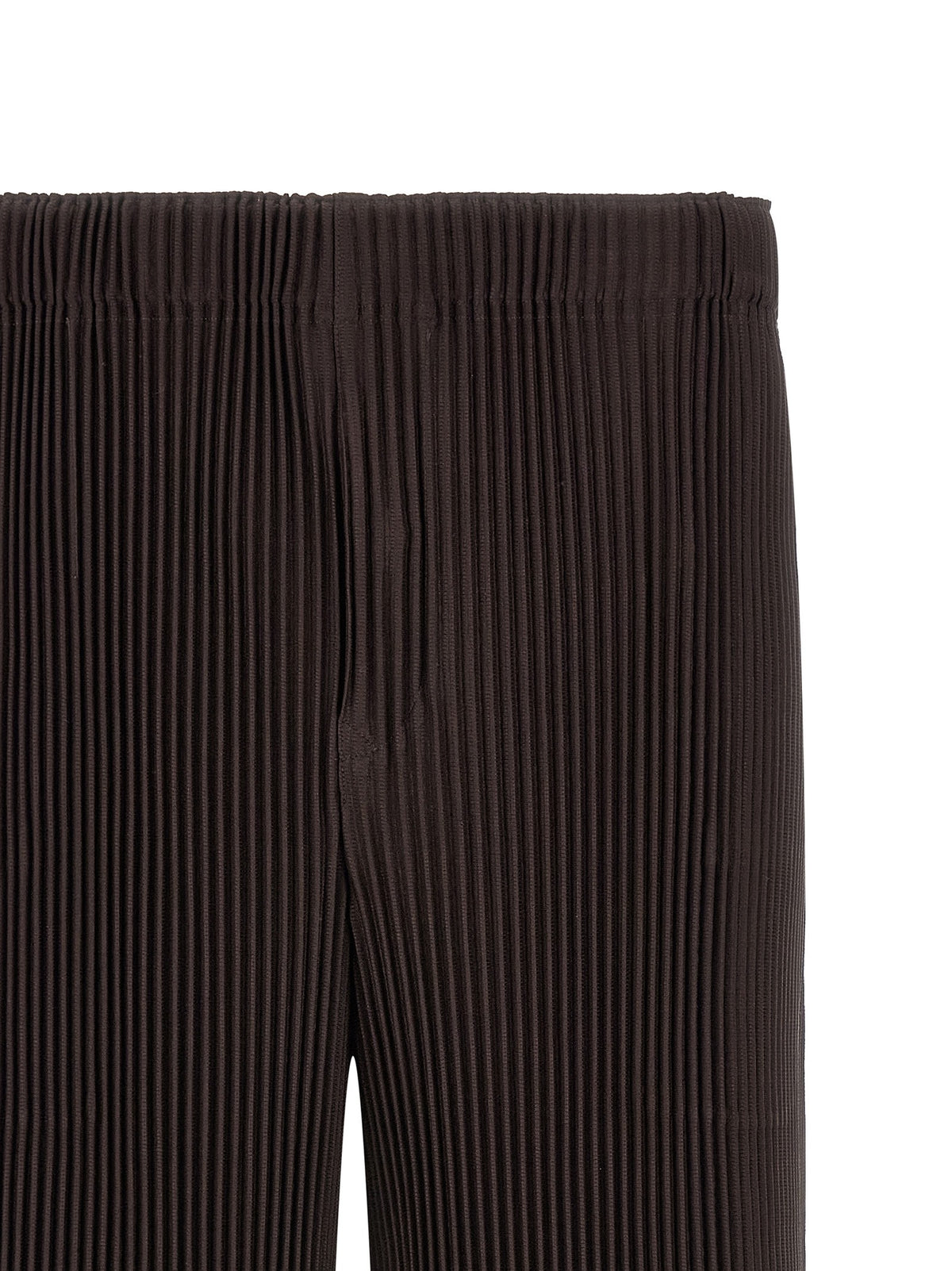 Homme Plissé Issey Miyake Wear or Wrap Bermuda Shorts Brown