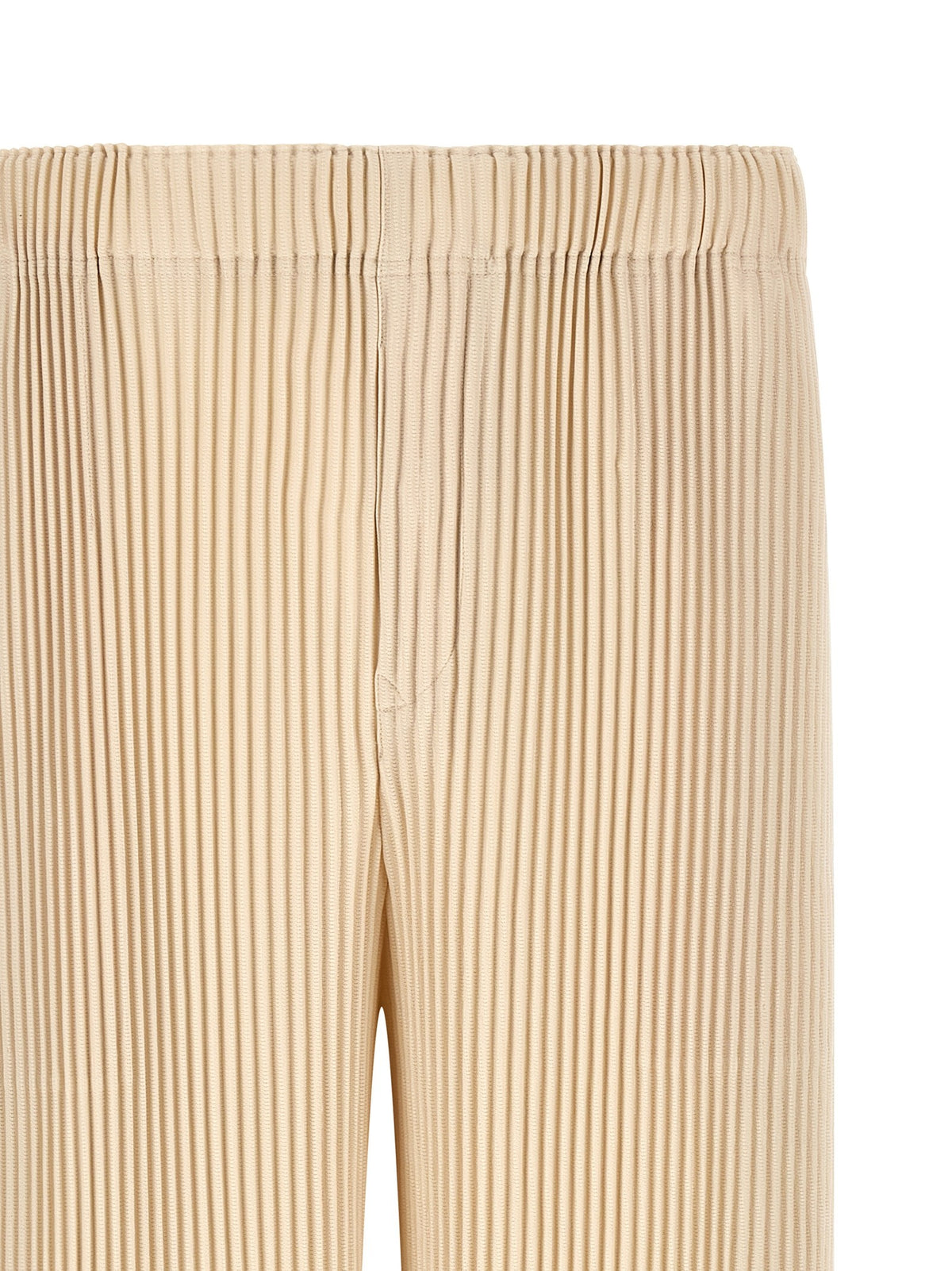 Homme Plissé Issey Miyake Wear or Wrap Bermuda Shorts Beige