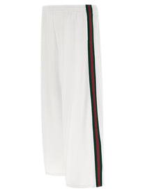 Gucci Web Joggers White