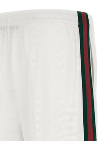Gucci Web Joggers White