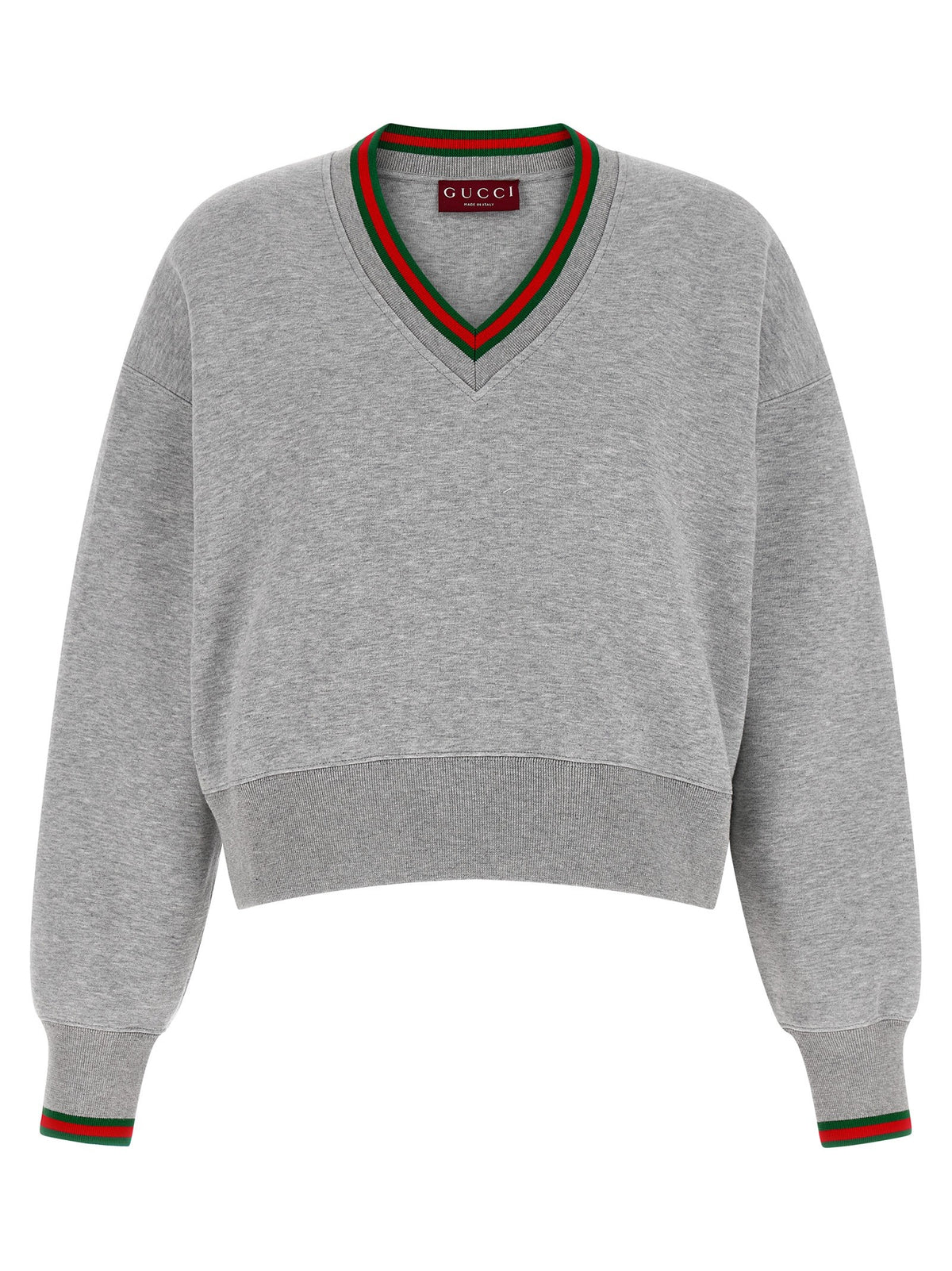 Gucci Web Sweatshirt Grey