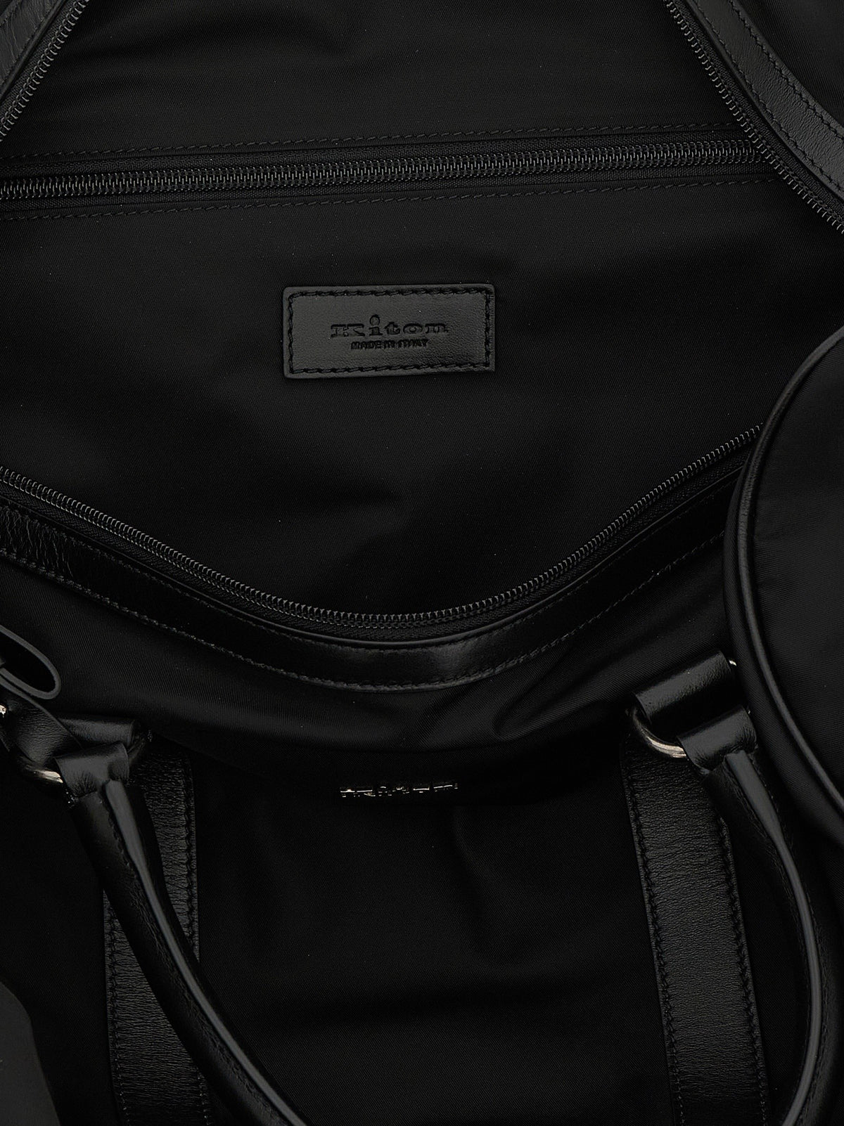 Kiton Weekend Duffel Bag Black