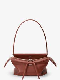 Loewe Women's Whisker Small Calfskin Handbag Brown