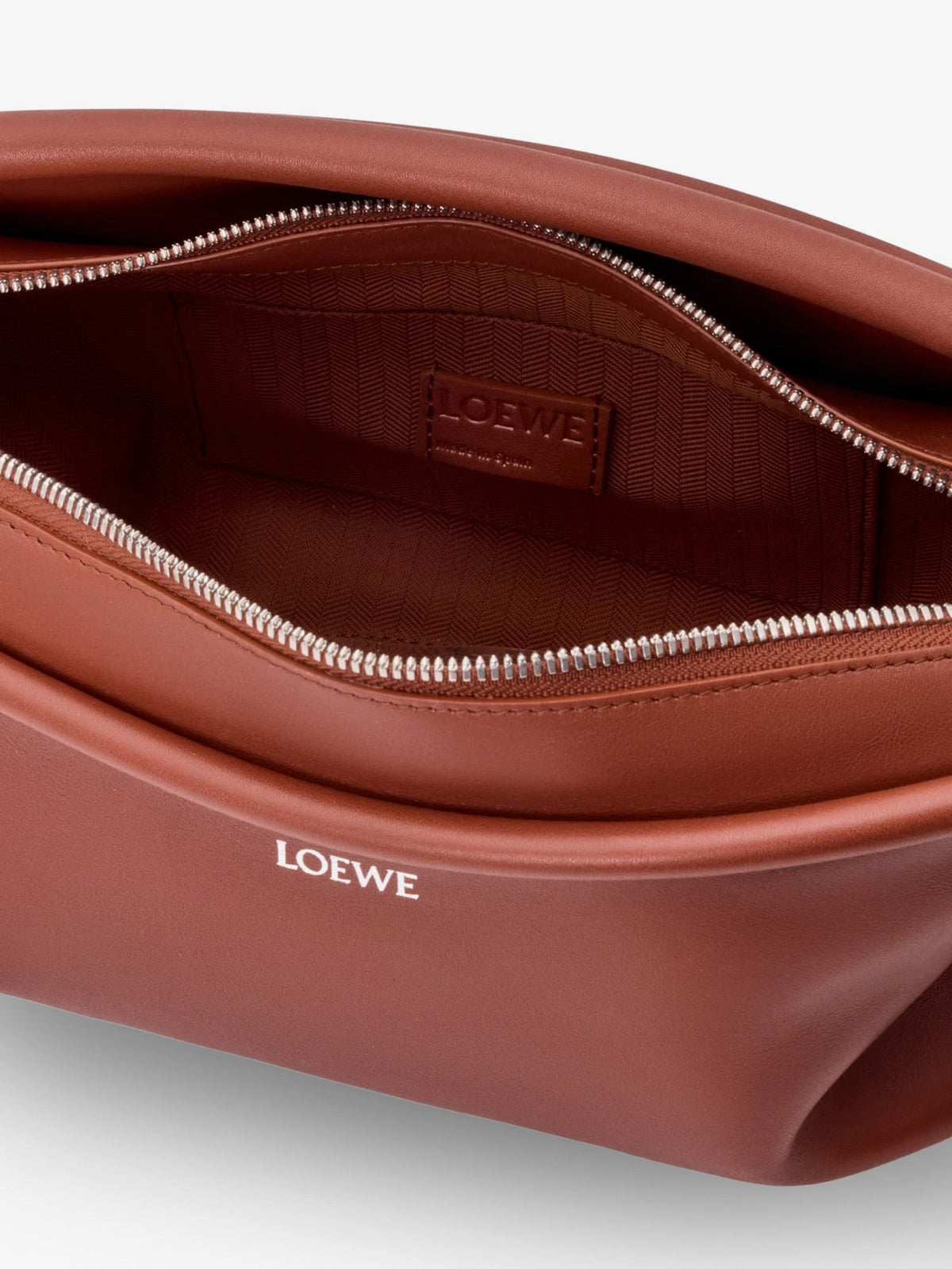 Loewe Women's Whisker Small Calfskin Handbag Brown, view 5