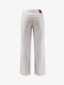 Toteme Women's White Denim Trousers White