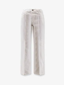 Toteme Women's White Denim Trousers White