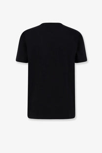 Off-white men’s cotton black short-sleeved t-shirt with classic crew neck for casual wear