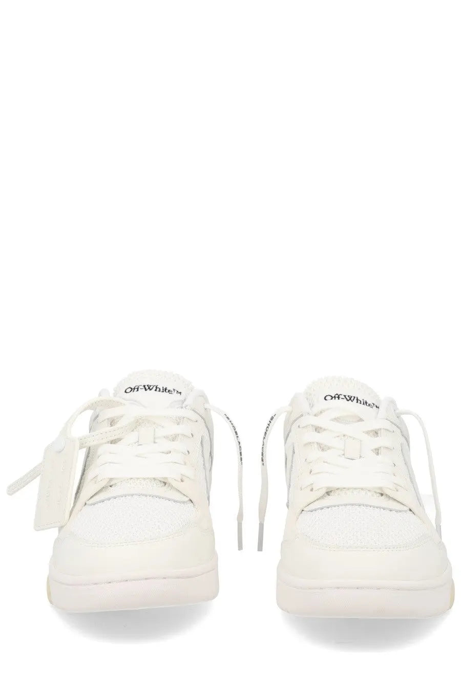Off white men’s sneaker out of office slim white with minimalist design and subtle branding on the tongue