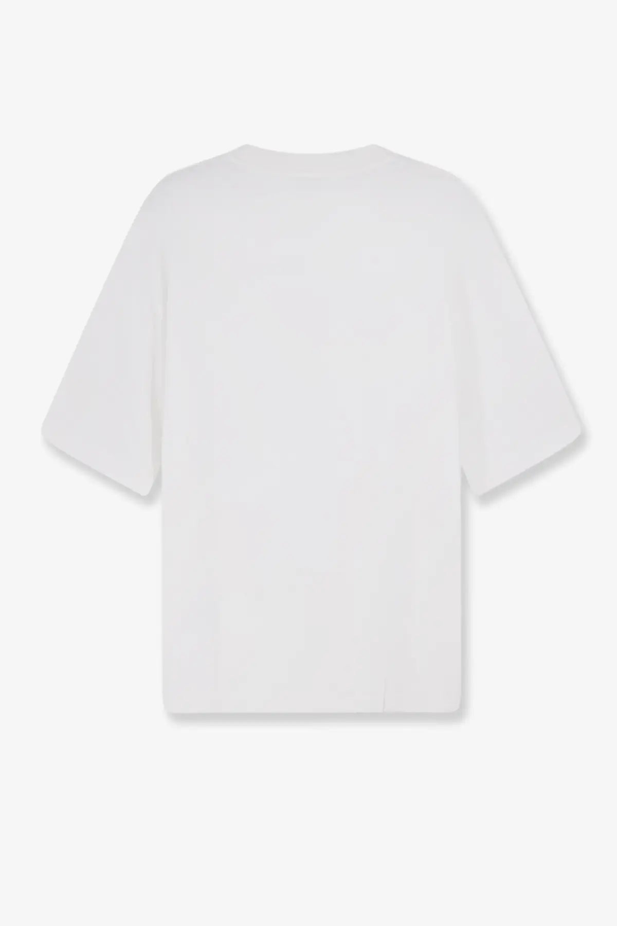 Off-white men’s statement white oversized cotton short-sleeved t-shirt with relaxed fit and minimalist design