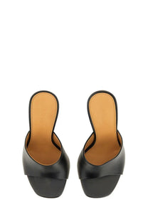 Off-white women’s mule jug black black leather mules with sleek minimalist design and square toe