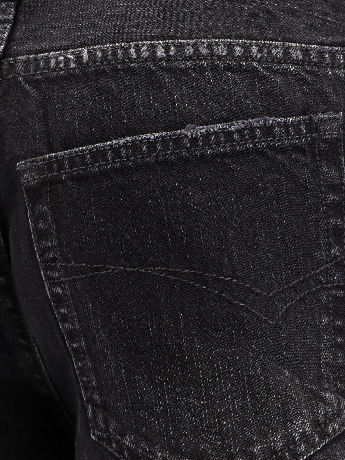 Balenciaga Women's Wide Leg Black Denim Trousers Black