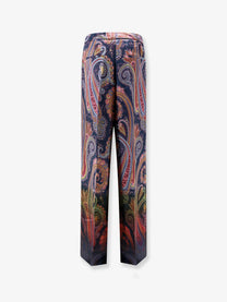 ETRO Women's Wide Leg Trousers Gold