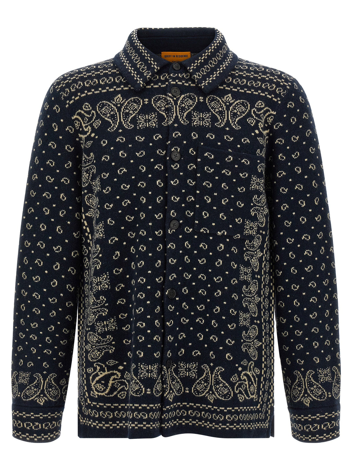 Guest In Residence Wild Rag Shirt Blue