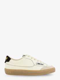 AUTRY Women's Windscape Leather and Ponyskin Sneakers Brown