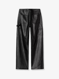 Carhartt Wip Women's Womens Arizona Faux Leather Trousers Black