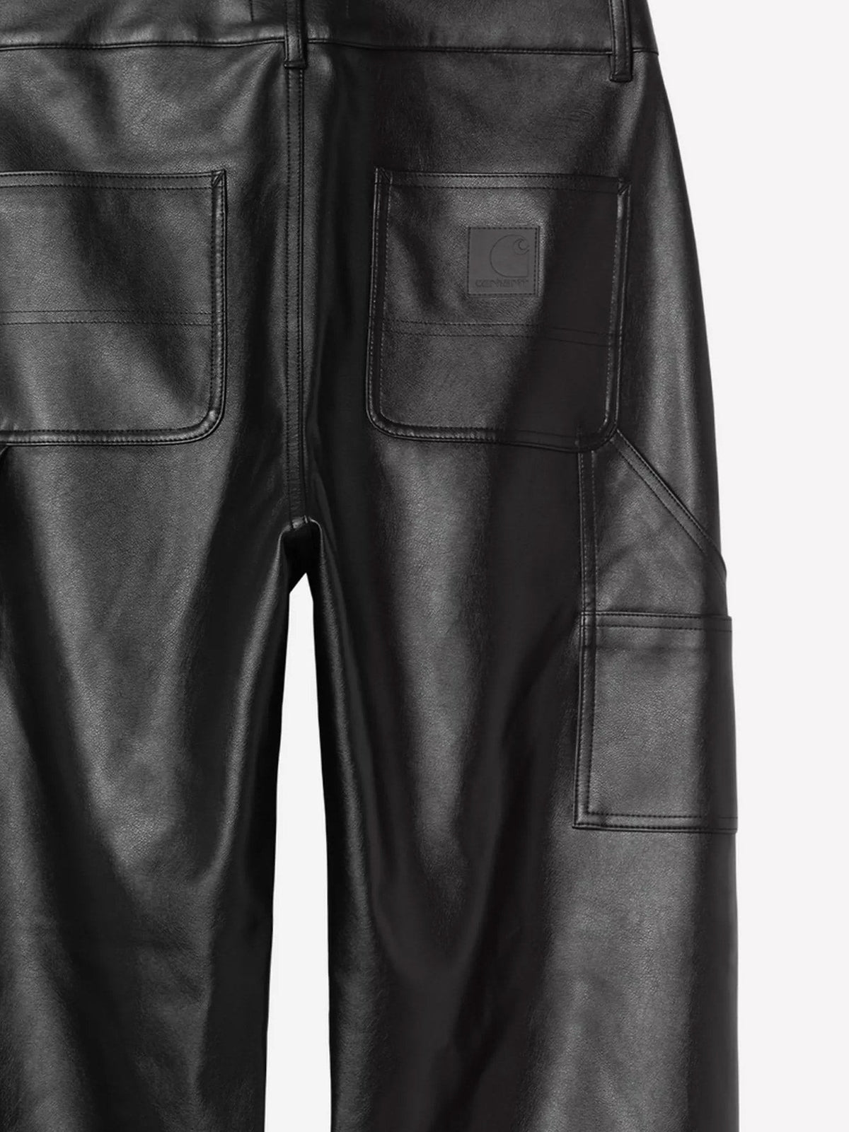 Carhartt Wip Women's Womens Arizona Faux Leather Trousers Black