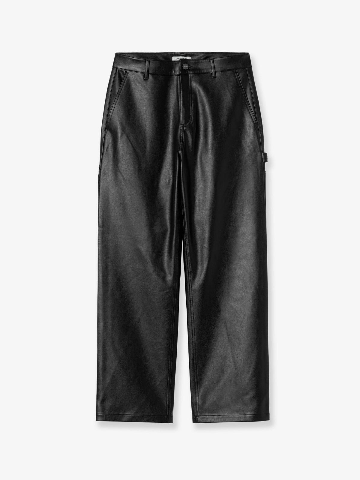 Carhartt Wip Women's Womens Arizona Faux Leather Trousers Black
