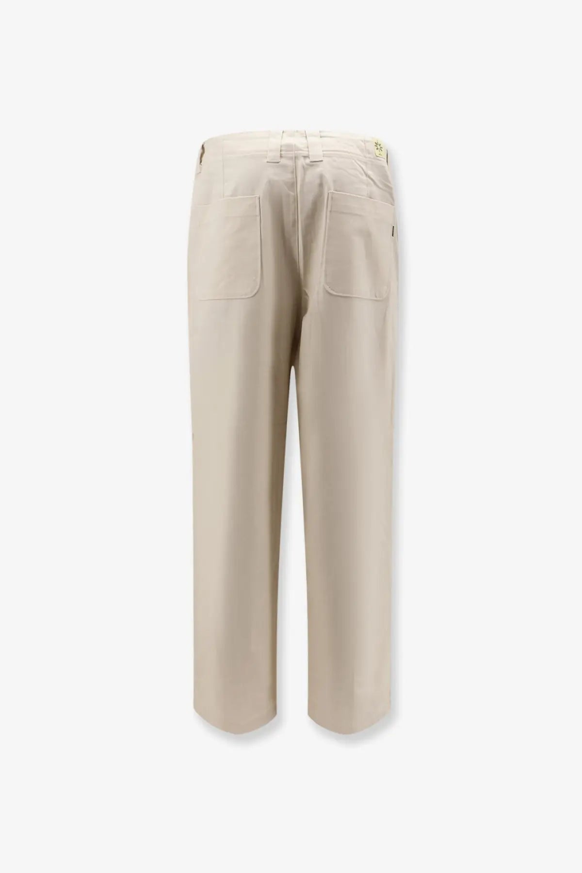 Woodbird men’s denim trousers white beige wide-leg trousers with minimalist design and subtle stitching details