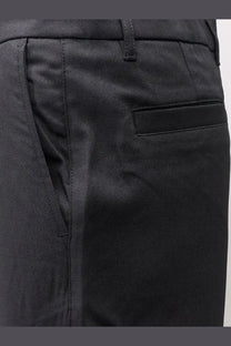 Woodbird men’s wbbin viscose blend black trousers with textured fabric sleek tailored design and subtle stitching details