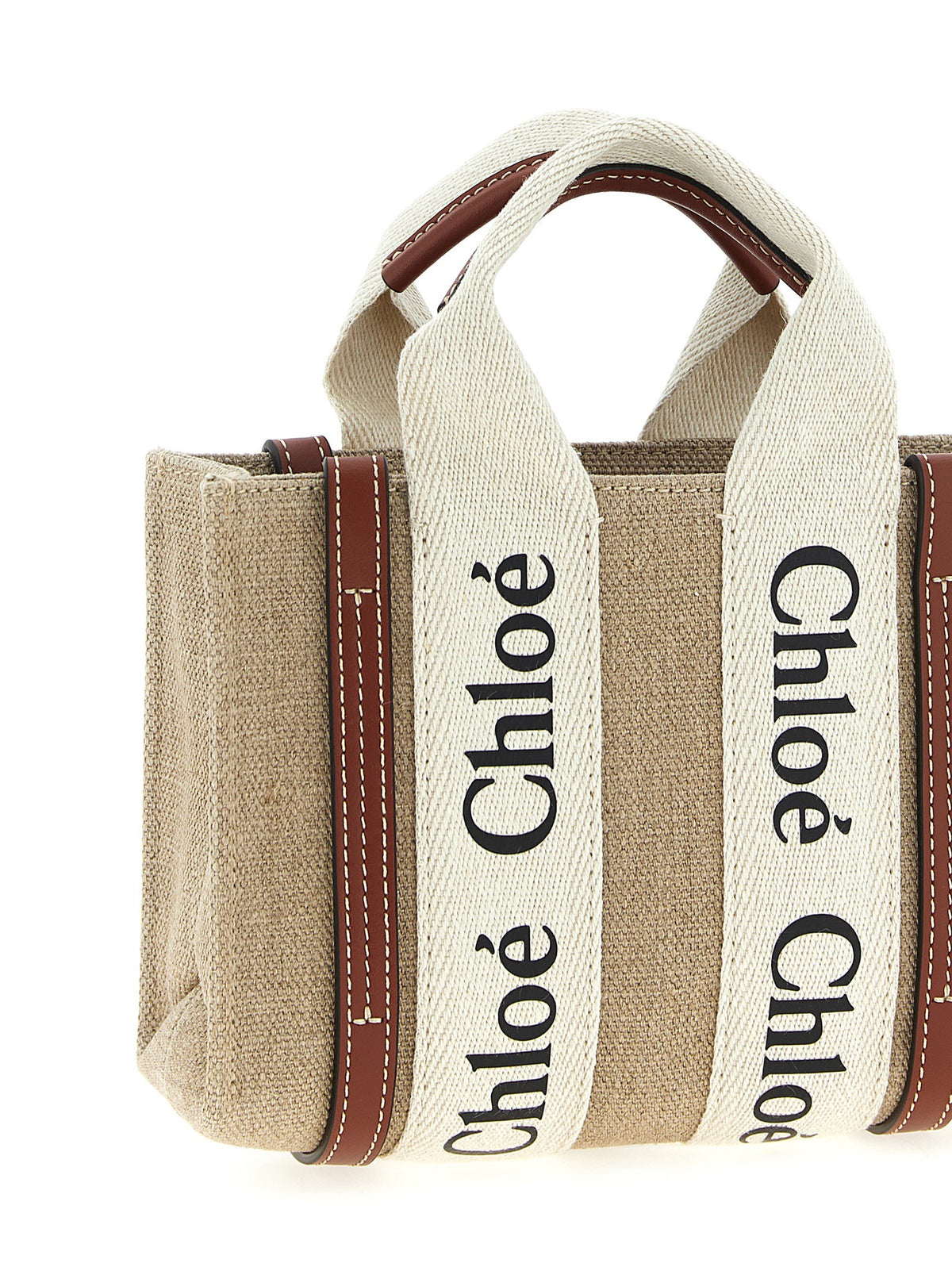 Chloé Woody Mini Handbag Gold