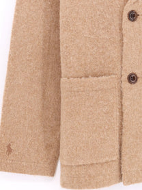 Polo Ralph Lauren Men's Wool and Cashmere Blend Cardigan Blazer Beige, view 3