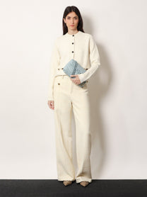 Gucci Women's Morsetto Cardigan White