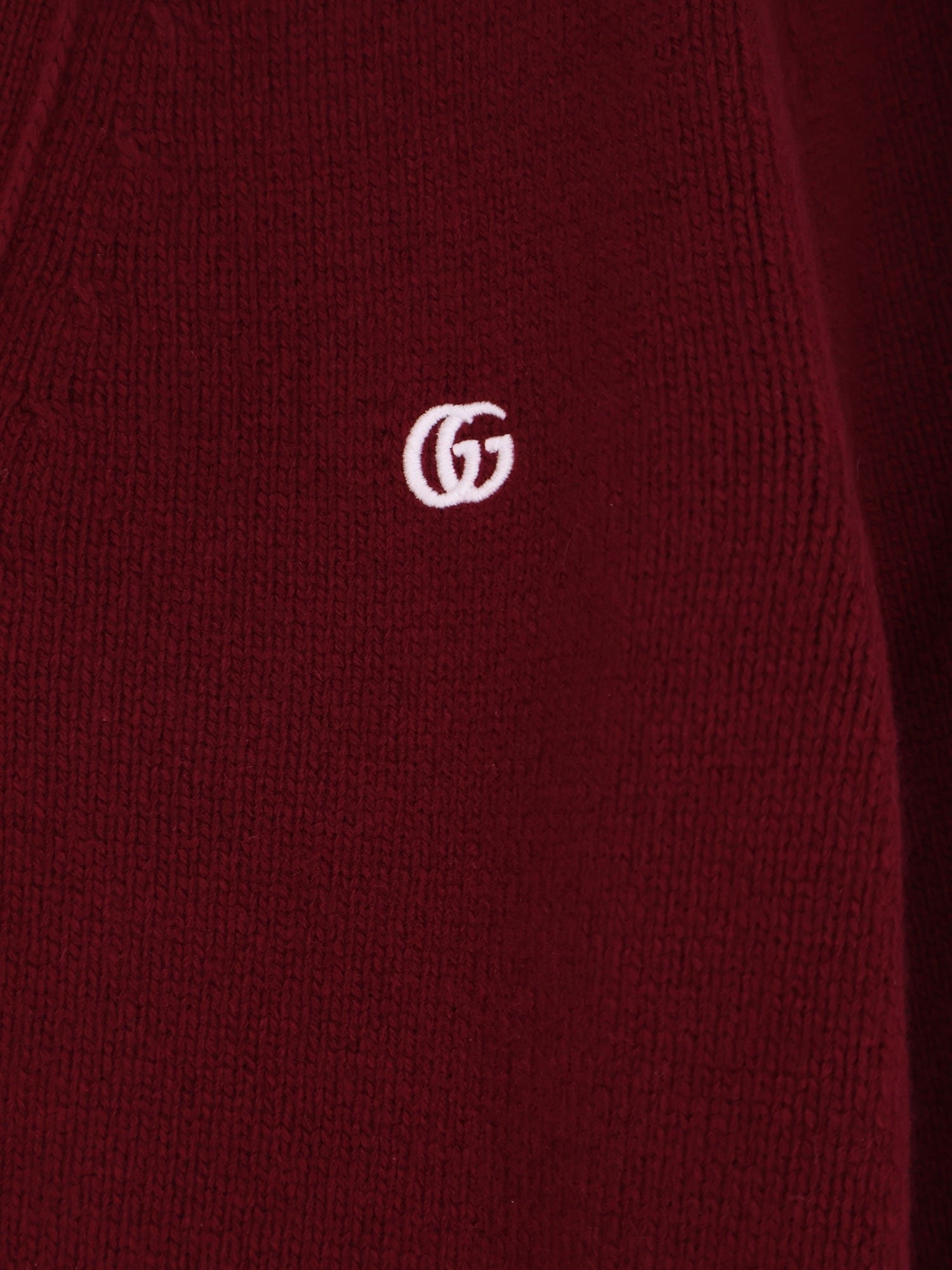 Gucci Men's Doppia Sweater Red