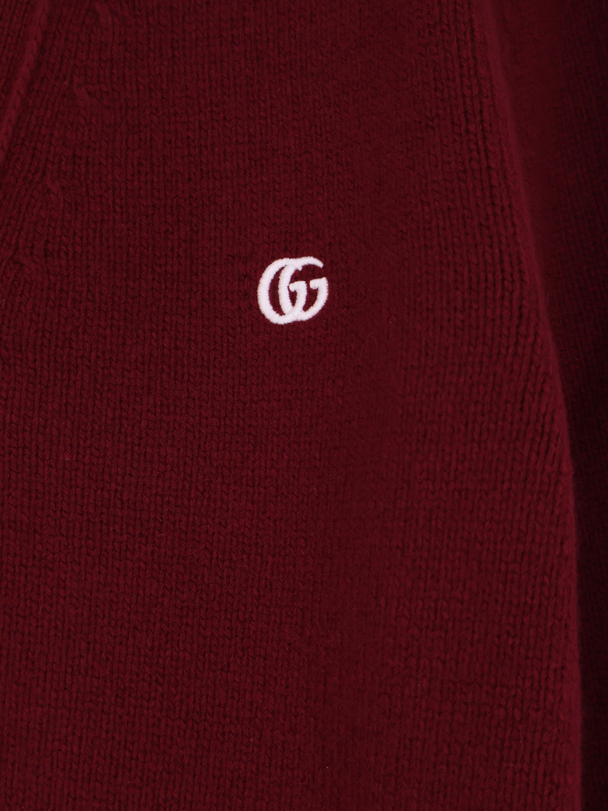 Gucci Men's Wool and Cashmere Cardigan Red