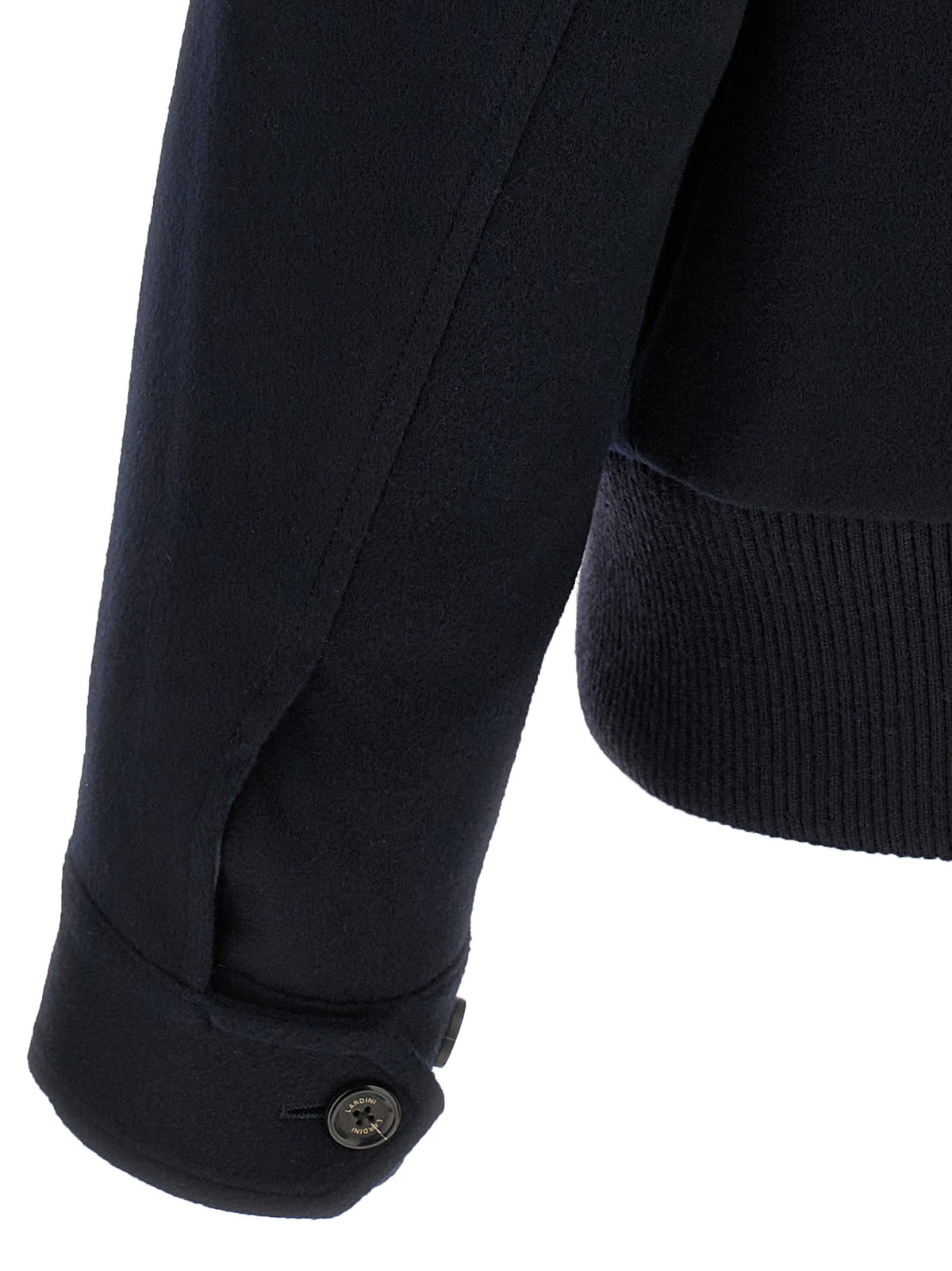 Lardini Wool and Cashmere Jacket Blue, view 4