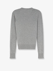 Dior Women's Wool and Cashmere Sweater Grey
