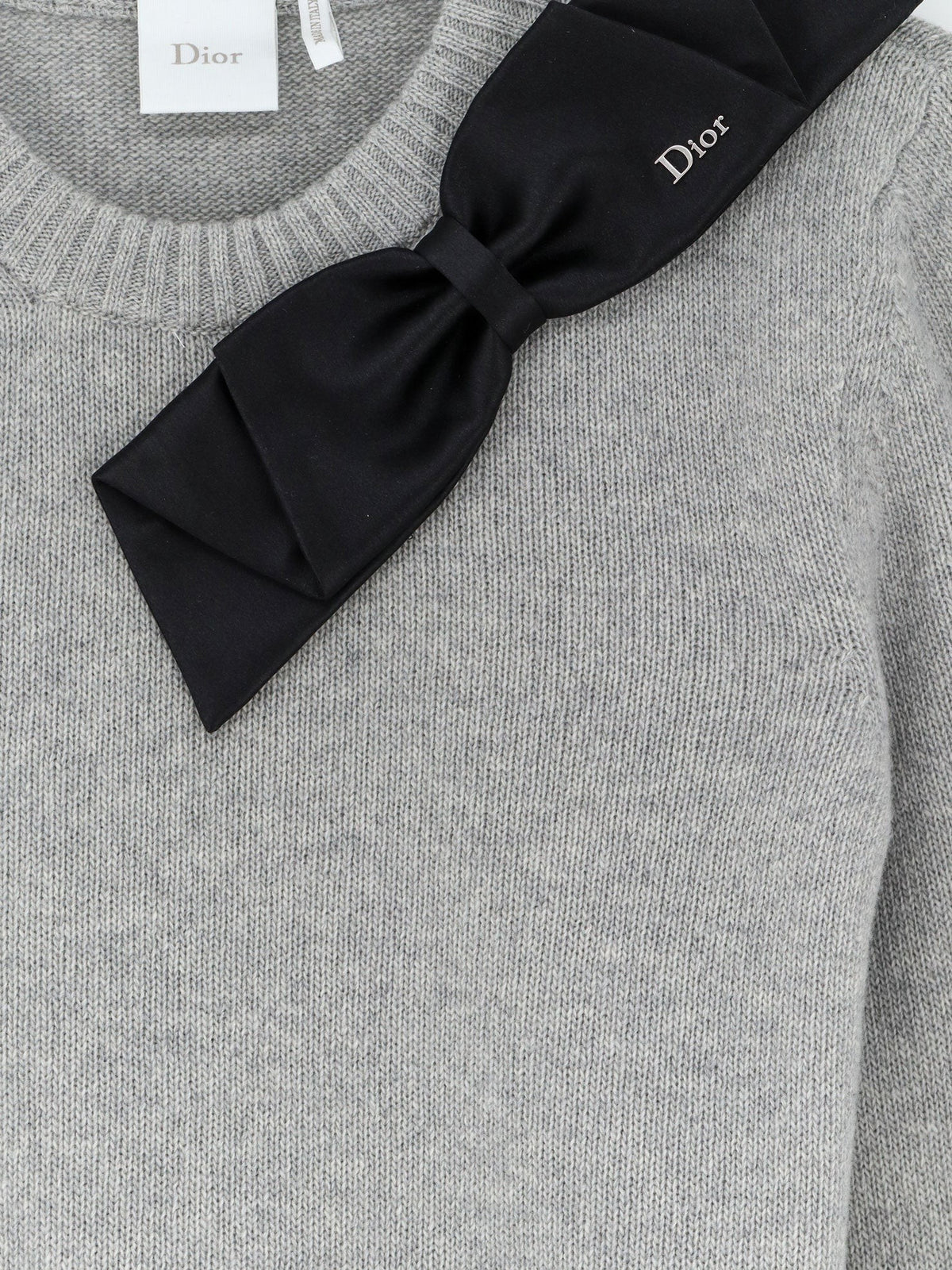 Dior Women's Wool and Cashmere Sweater Grey