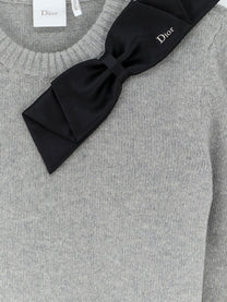 Dior Women's Wool and Cashmere Sweater Grey