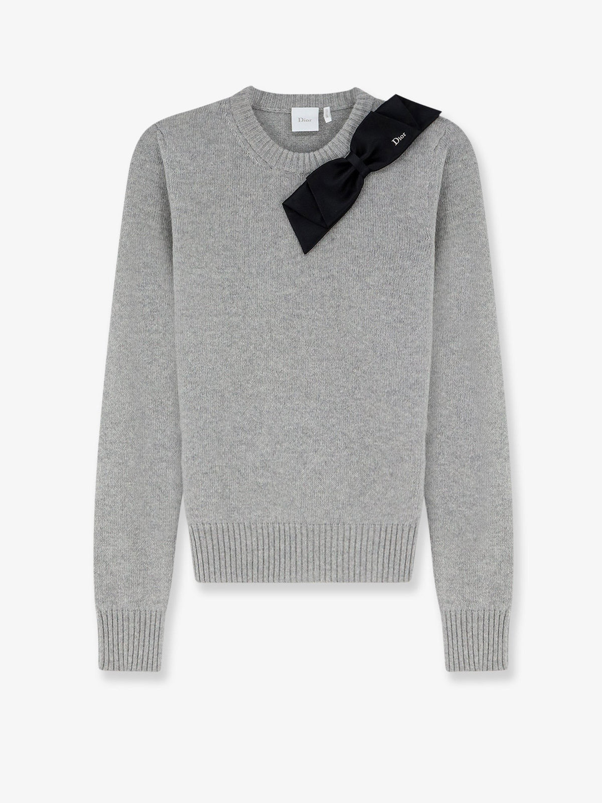 Dior Women's Wool and Cashmere Sweater Grey