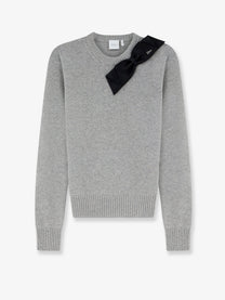 Dior Women's Wool and Cashmere Sweater Grey