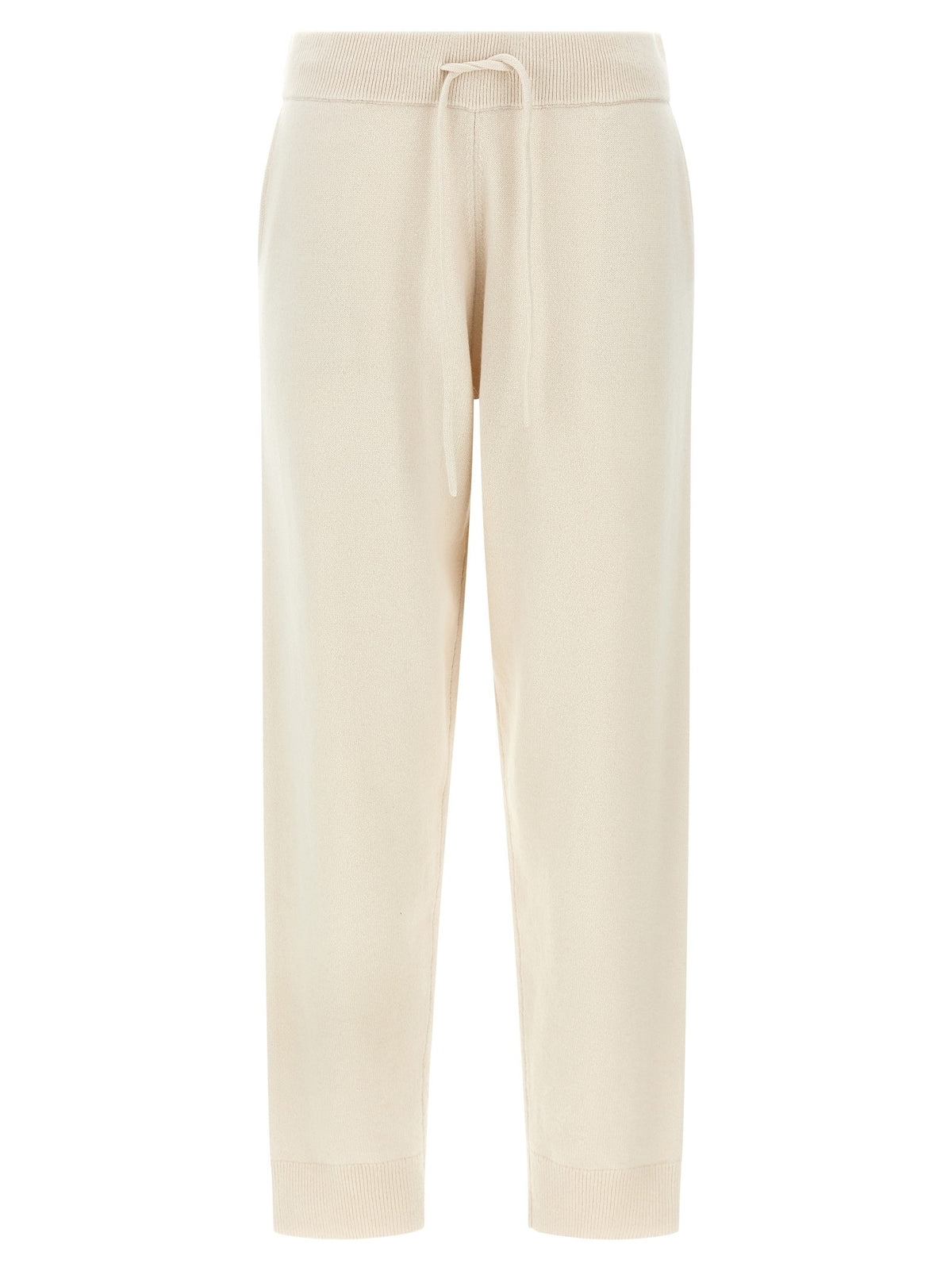 Yves Salomon Wool and Cashmere Sweatpants White