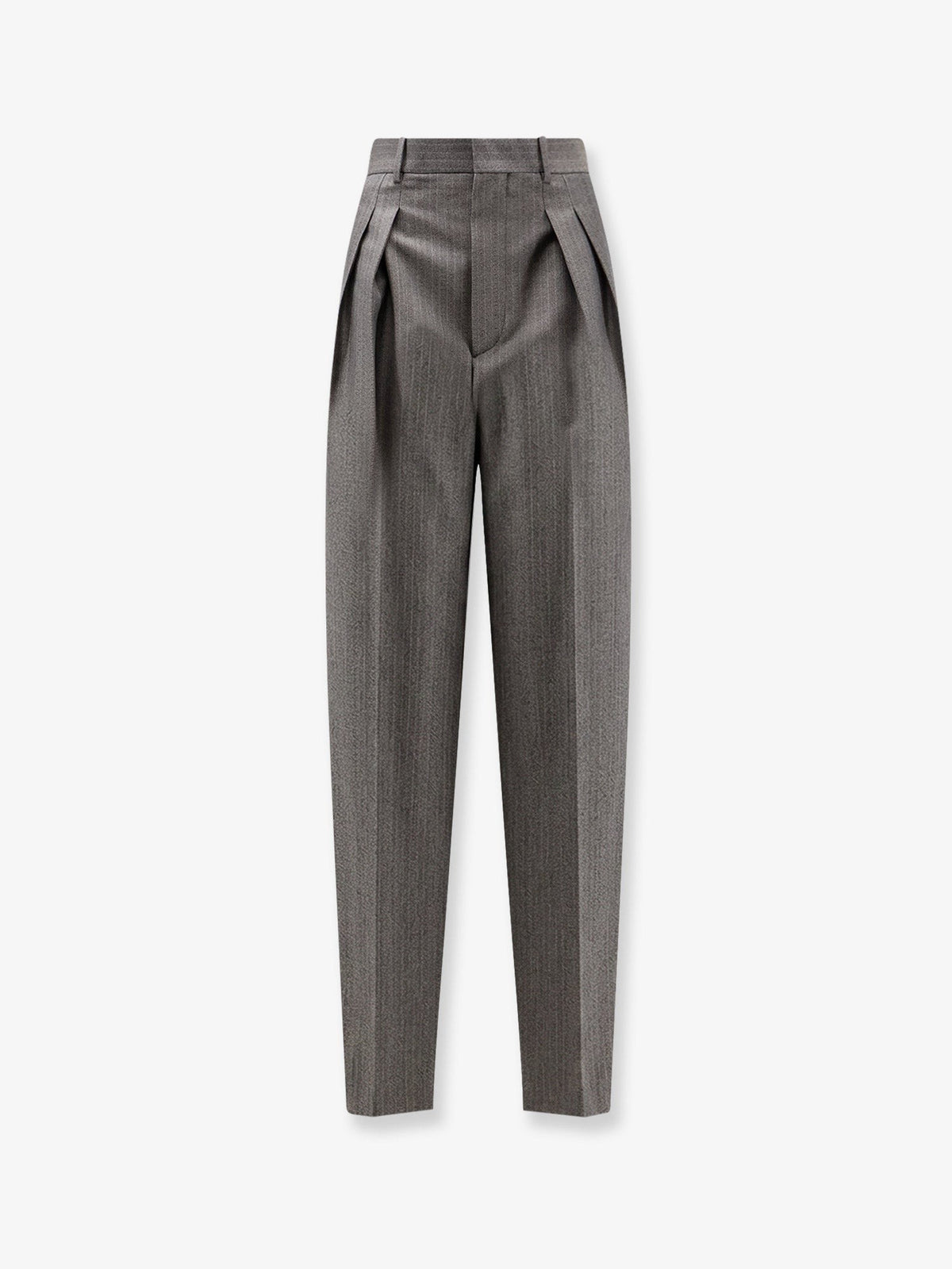 Bottega Veneta Women's Wool and Mohair Trousers Multicolor