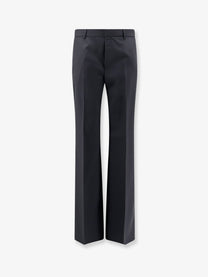 Celine Men's Wool and Mohair Trousers Black