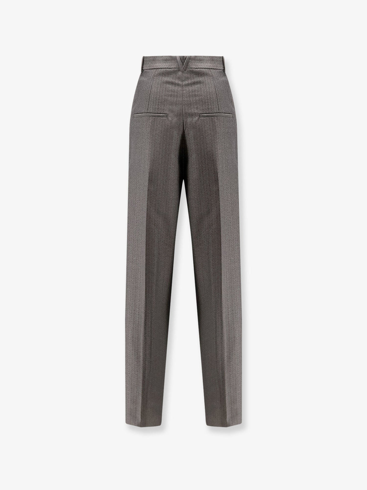 Bottega Veneta Women's Wool and Mohair Trousers Multicolor