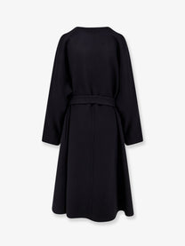 Gucci Women's Wool and Silk Blend Coat Black