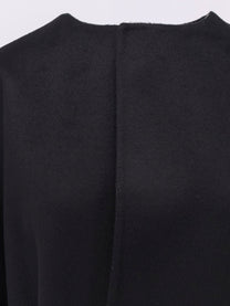 Gucci Women's Wool and Silk Blend Coat Black