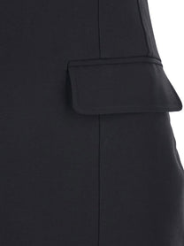 Toteme Women's Wool and Silk Blend Tank Top Black
