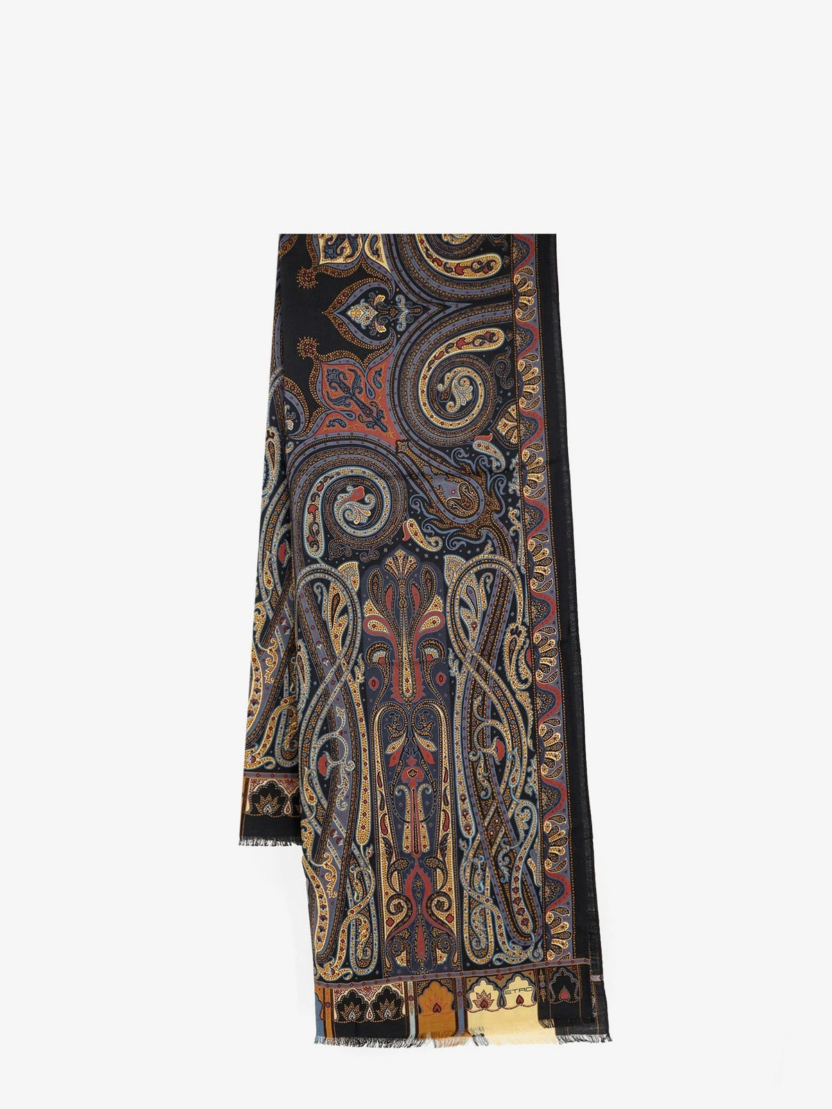 ETRO Women's Wool and Silk Scarf Red