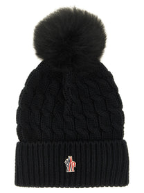 Moncler Grenoble Wool Beanie Black