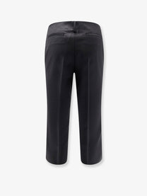 Tonywack Women's Wool Blend Capri Trousers Black