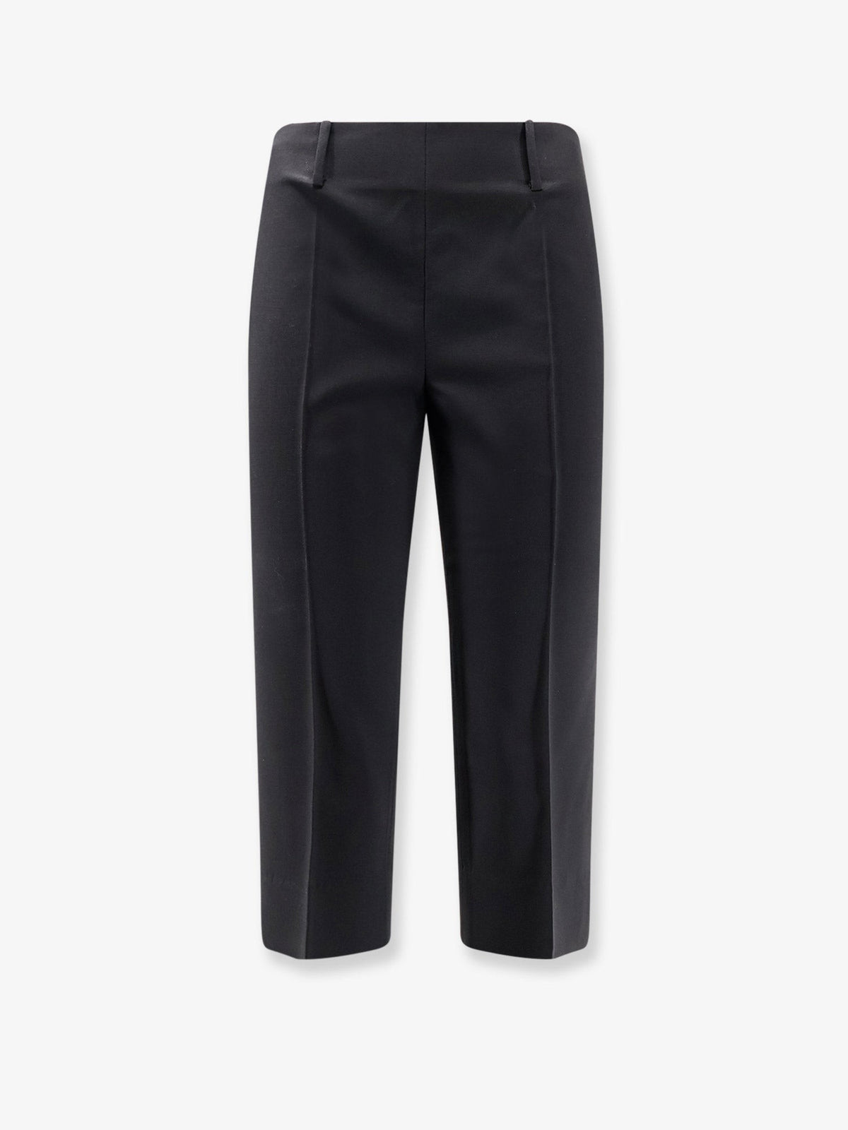 Tonywack Women's Wool Blend Capri Trousers Black