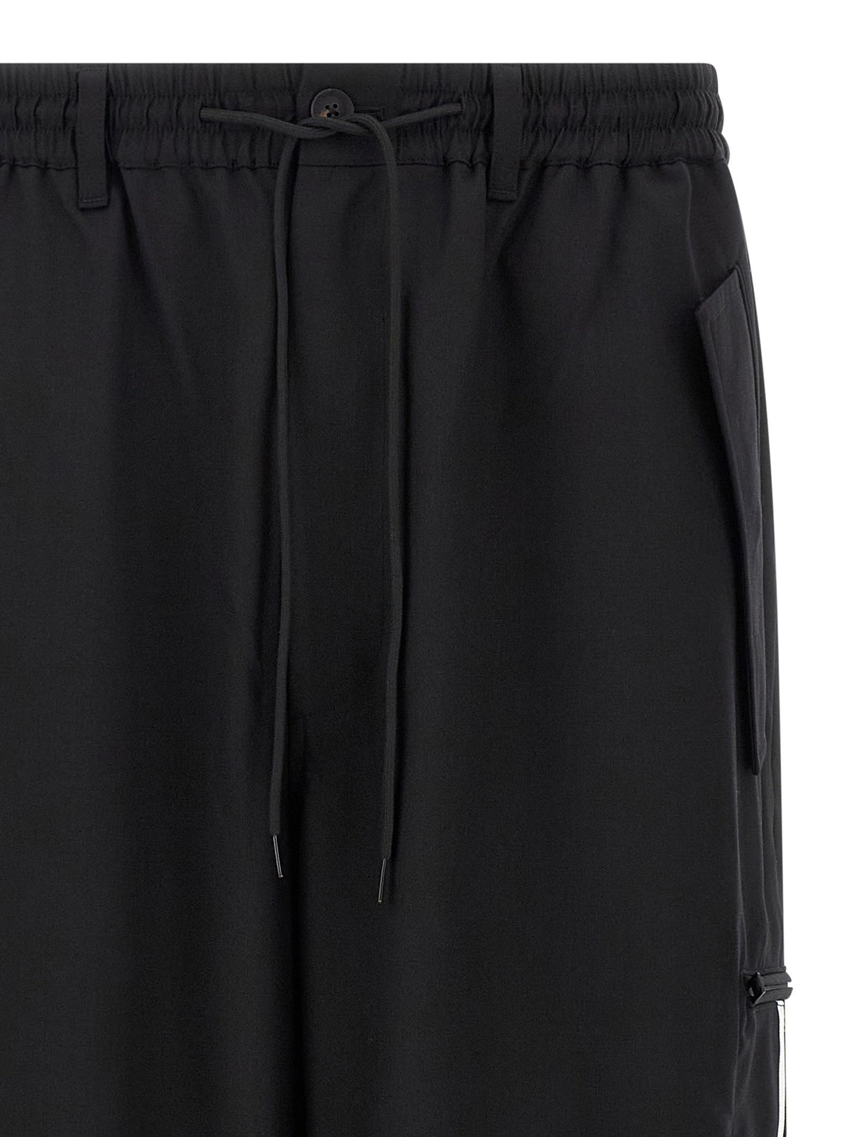 Y-3 Wool Blend Pants Black