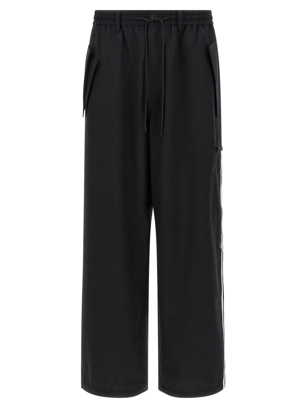 Y-3 Wool Blend Pants Black