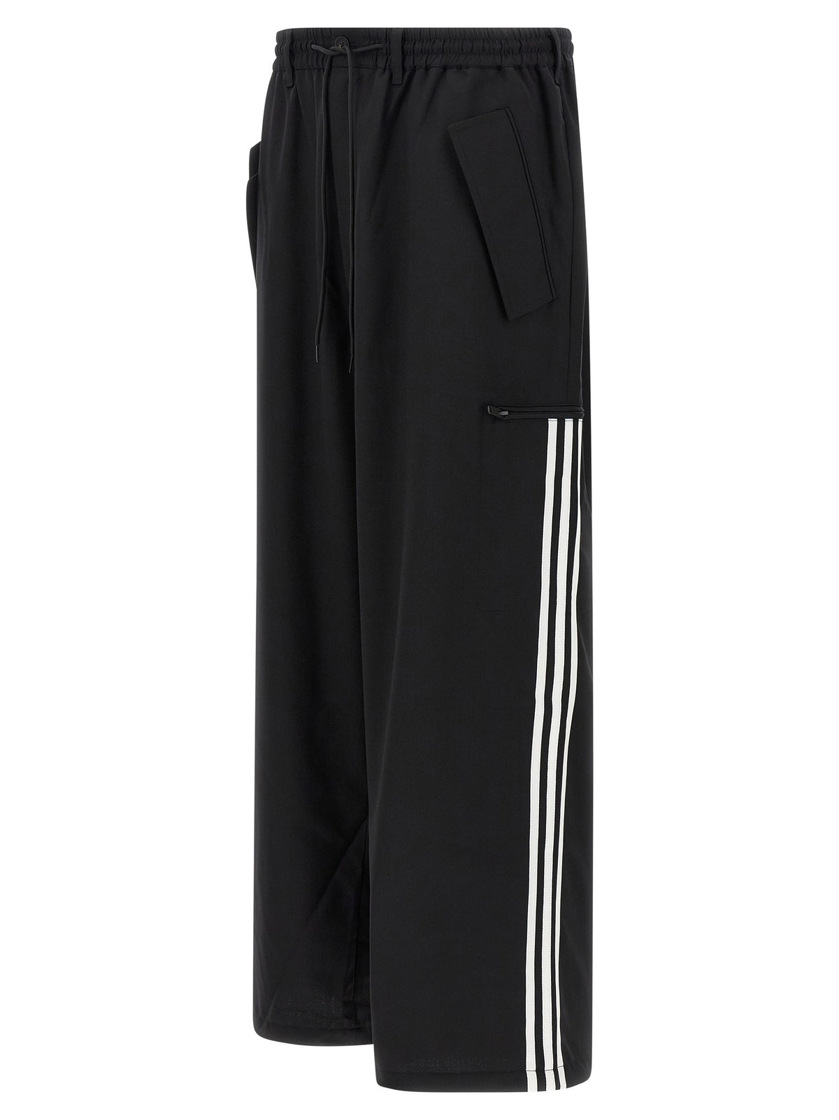 Y-3 Wool Blend Pants Black