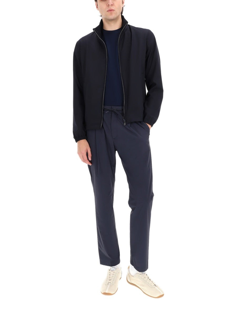 Herno Men's Wool Blend Sports Jacket Blue